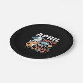 Schläger, Nassnasen und Federmäuse - Gespieltes Ha Pappteller (Schrägansicht)