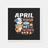 Schläger, Nassnasen und Federmäuse - Gespieltes Ha Serviette (Vorderseite)