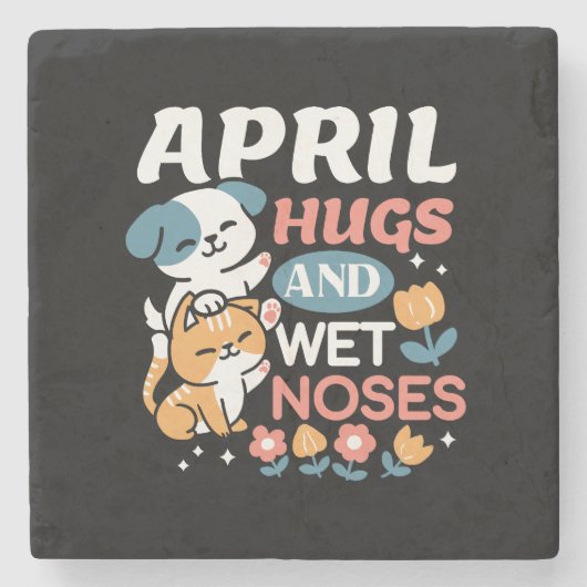 Schläger, Nassnasen und Federmäuse - Gespieltes Ha Steinuntersetzer (Vorderseite)