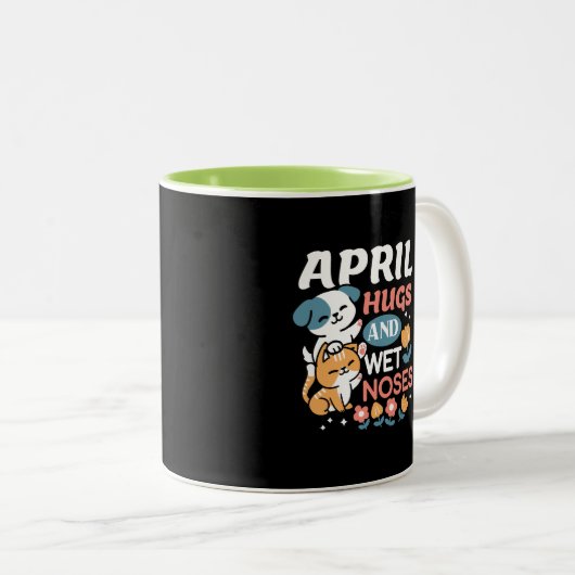 Schläger, Nassnasen und Federmäuse - Gespieltes Ha Zweifarbige Tasse (VorderseiteRechts)