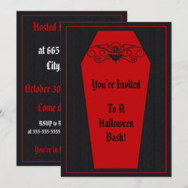 Schläger-Sarg-Einladung Einladung