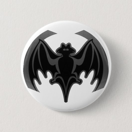 Schläger schwarzes Inv die MUSEUM Zazzle Geschenke Button (Vorderseite)