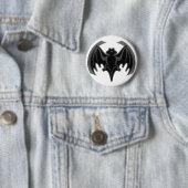 Schläger schwarzes Inv die MUSEUM Zazzle Geschenke Button (Beispiel)