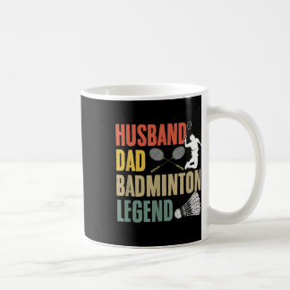 Schläger Shuttlecock Sport Hobby Ehemann Vater Bad Kaffeetasse