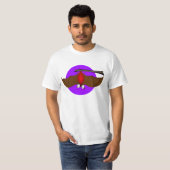 Schläger unterbrochen T-Shirt (Vorne ganz)