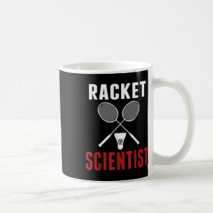 Schläger-Wissenschaftler Lustiger Badminton-Mama-P Kaffeetasse