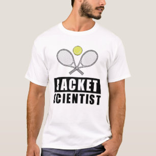 Schläger-Wissenschaftler - Lustiger Tennis-Spruch T-Shirt