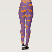 Schlägerconfetti-Leggings orange/lila Leggings (Rückseite)