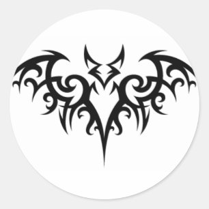 Schlägerfer-Gehirne Runder Aufkleber