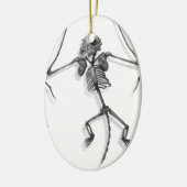 Schlägerskelett Keramikornament (Links)