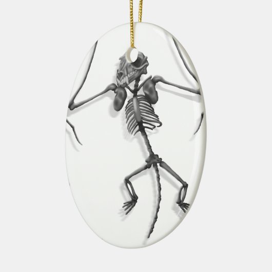 Schlägerskelett Keramikornament (Links)