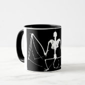 Schlägerskelett Tasse (Vorderseite Links)
