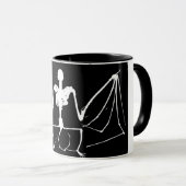 Schlägerskelett Tasse (VorderseiteRechts)