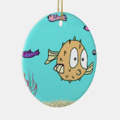 Schlagfische Keramikornament (Rechts)