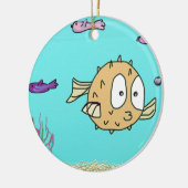 Schlagfische Keramikornament (Links)