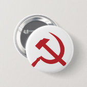 Schlaghammer und Sichel Button (Vorne & Hinten)
