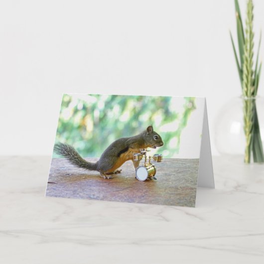 Schlaghörnchen Karte (Vorderseite)