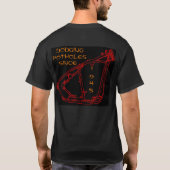 Schlaglöchern seit 1945 ausweichen T-Shirt (Rückseite)