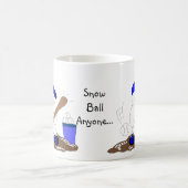 Schlagmann-Schneemann Kaffeetasse (Mittel)