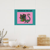 Schlägt das Katzenposter vor Poster (Küche)