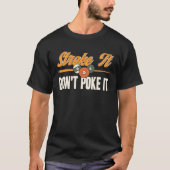 Schlagt es nicht poke it Pool Billard Player Snoo T-Shirt (Vorderseite)