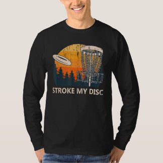 Schlagt meine Disc Outdoor Game Disc Golf Field Ga T-Shirt
