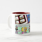 Schlagwartung? Zweifarbige Tasse (Vorderseite Links)