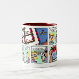 Schlagwartung? Zweifarbige Tasse