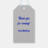 Schlagwörter der Polizei Geschenkanhänger (Rückseite)