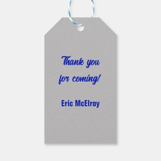 Schlagwörter der Polizei Geschenkanhänger (Rückseite)