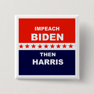 Schlagzeug Biden als Harris Button