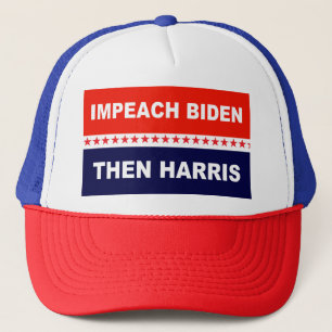 Schlagzeug Biden als Harris Truckerkappe