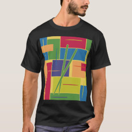 Schlagzeug Colorblocks T-Shirt