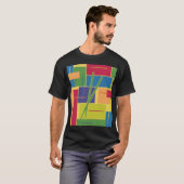Schlagzeug Colorblocks T-Shirt (Vorne ganz)