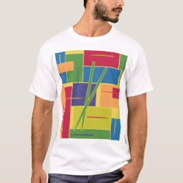 Schlagzeug Colorblocks T-Shirt
