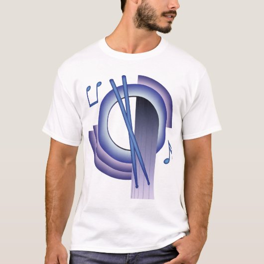 Schlagzeug Deco2 T-Shirt (Vorderseite)