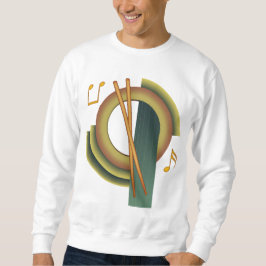 Schlagzeug-Deko Sweatshirt
