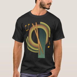 Schlagzeug-Deko T-Shirt