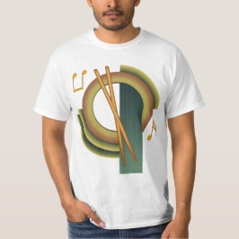 Schlagzeug-Deko T-Shirt