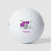 Schlagzeug-Design Golfball (Vorderseite)