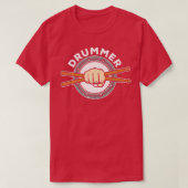 Schlagzeug Drum Sticks Drummer Quote Drum Kit T-Shirt (Design vorne)
