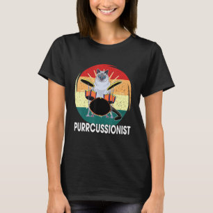 Schlagzeug Drummer Drummer Sprichwort I Kitten T-Shirt