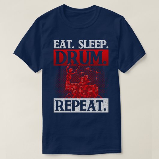 Schlagzeug Drums Music Gift Drumsticks Drummer T-Shirt (Design vorne)