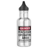 Schlagzeug Edelstahlflasche (Links)