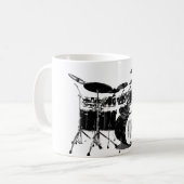 Schlagzeug Kaffeetasse (Vorderseite Links)