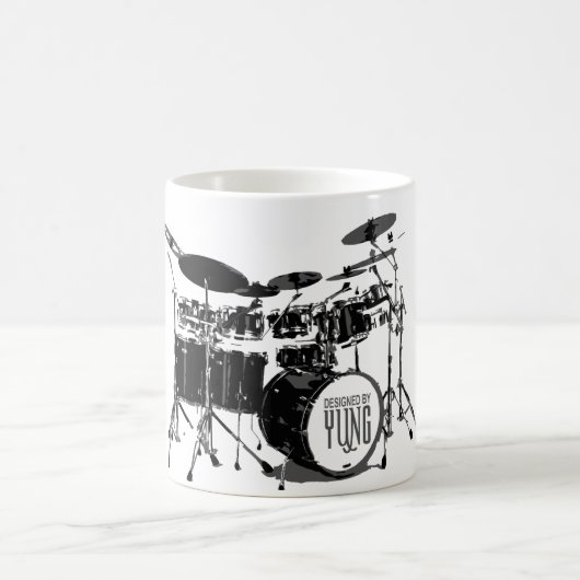 Schlagzeug Kaffeetasse (Mittel)