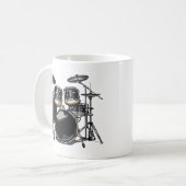 Schlagzeug Kaffeetasse (Vorderseite Links)