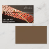 Schlagzeug Lehrer oder Lehrer mit Xylophon Visitenkarte (Vorne/Hinten)