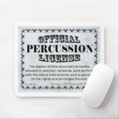 Schlagzeug Lizenz Mousepad (Mit Mouse)