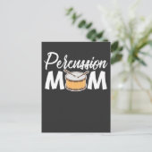 Schlagzeug Mama Drum Musikinstrument Drummer Postkarte (Stehend Vorderseite)